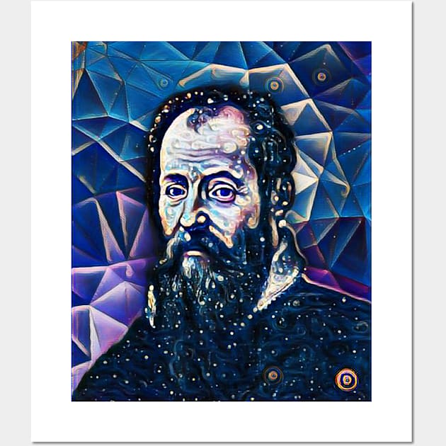 Giorgio Vasari Black and White Portrait | Giorgio Vasari Artwork 5 Wall Art by JustLit